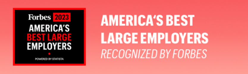 The Forbes 2023 America's Best Large Employer's Logo 