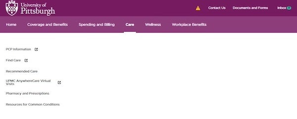 UPMC website