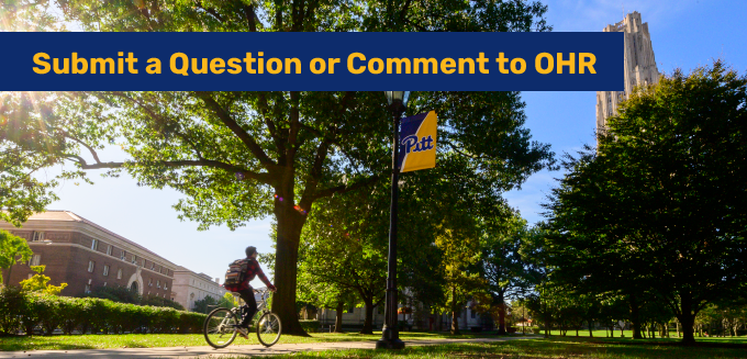 Submit a Question or Comment to OHR