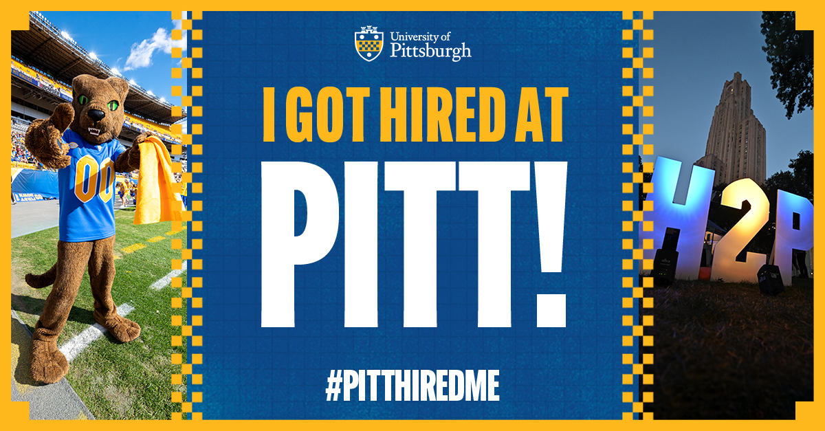 I Got Hired at Pitt! 