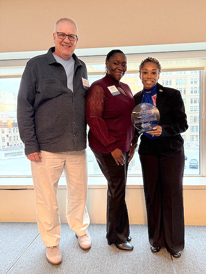 Pitt Talent Acquisition Team members Tom Armstrong, Celiwe Jones and Lisa Garland